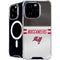 NFL Tampa Bay Buccaneers White Striped iPhone 16 Pro MagSafe Case